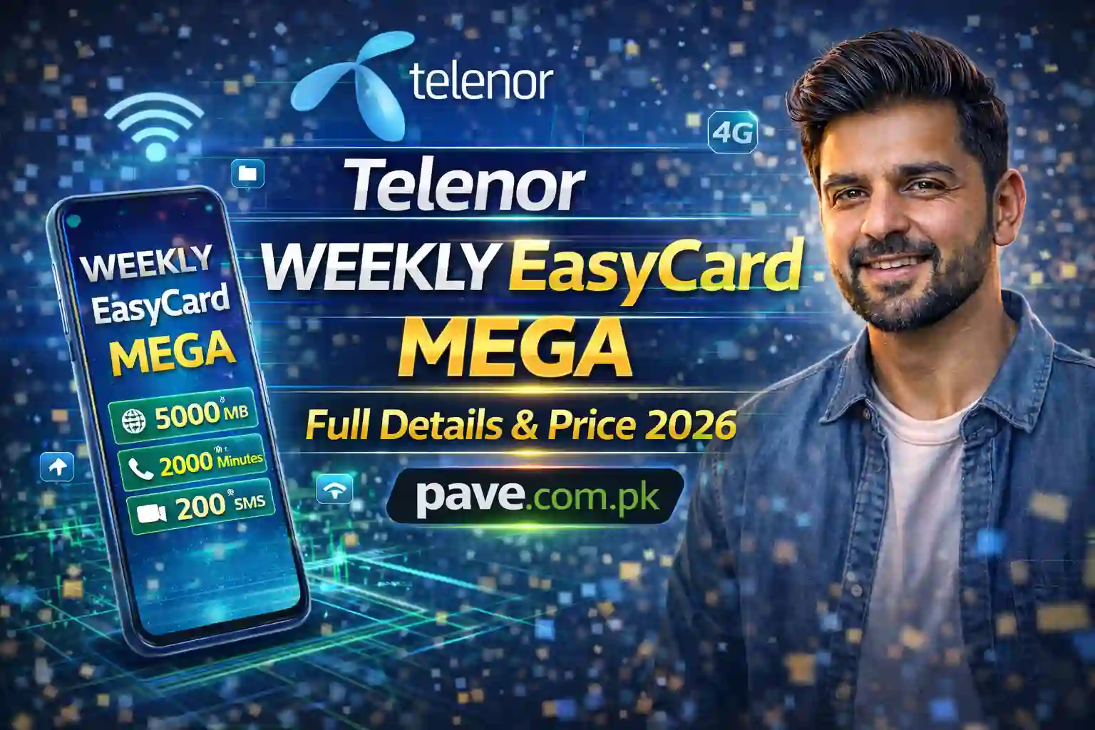 Telenor Weekly EasyCard Mega – Full Details & Price 2026
