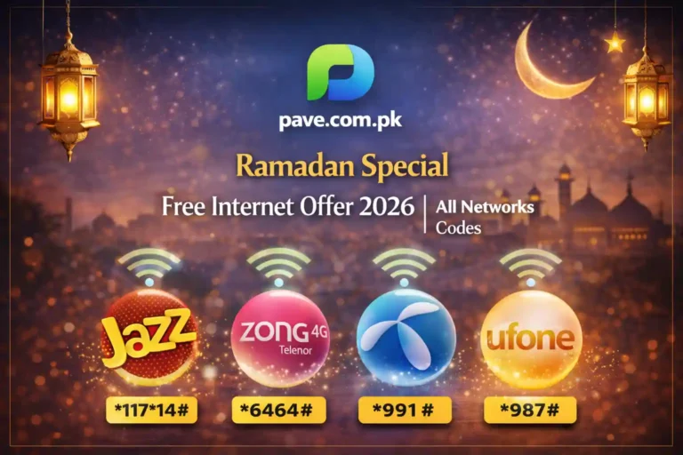 Ramadan Special Free Internet Offer 2026 | All Networks Codes