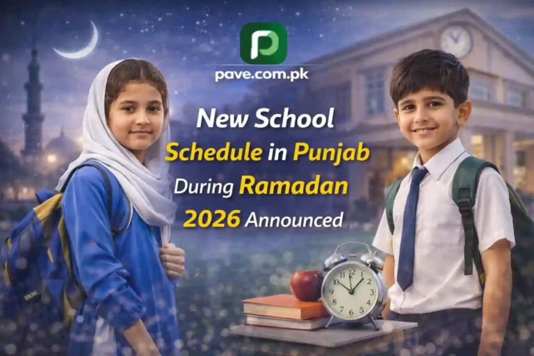 New School Schedule in Punjab During Ramadan 2026 Announced