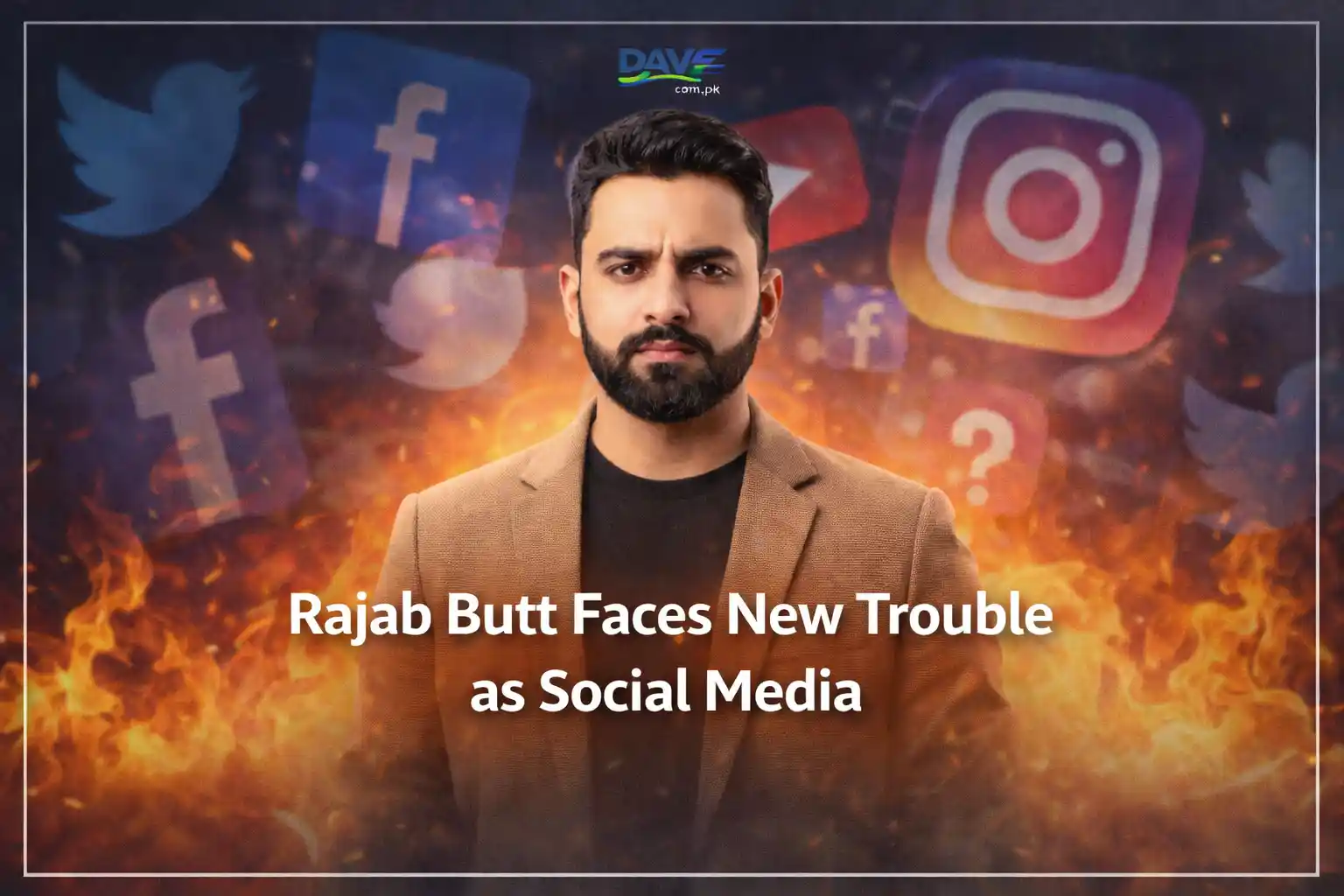 Rajab Butt Faces New Trouble as Social Media Erupts Over Latest Controversy