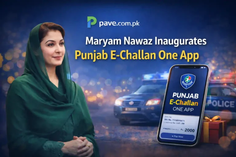 Maryam Nawaz Inaugurates Punjab E-Challan One App