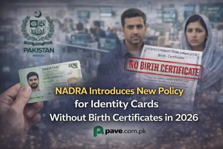 NADRA Introduces New Policy for Identity Cards Without Birth Certificates in 2026 8 NADRA Introduces New Policy for Identity Cards Without Birth Certificates in 2026