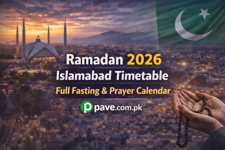 Ramadan 2026 Islamabad Timetable – Full Fasting & Prayer Calendar 10 Ramadan 2026 Islamabad Timetable – Full Fasting & Prayer Calendar