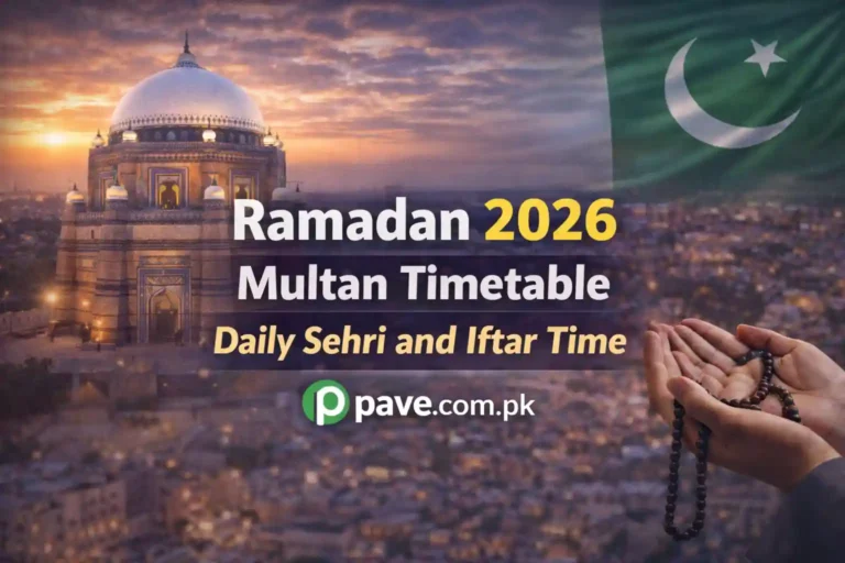 Ramadan 2026 Multan Timetable – Daily Sehri and Iftar Time 9 Ramadan 2026 Multan Timetable – Daily Sehri and Iftar Time
