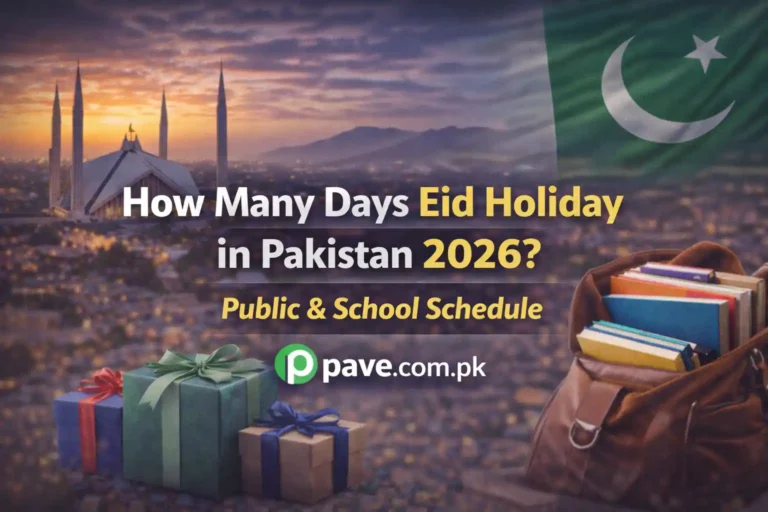 How Many Days Eid Holiday in Pakistan 2026? Public & School Schedule