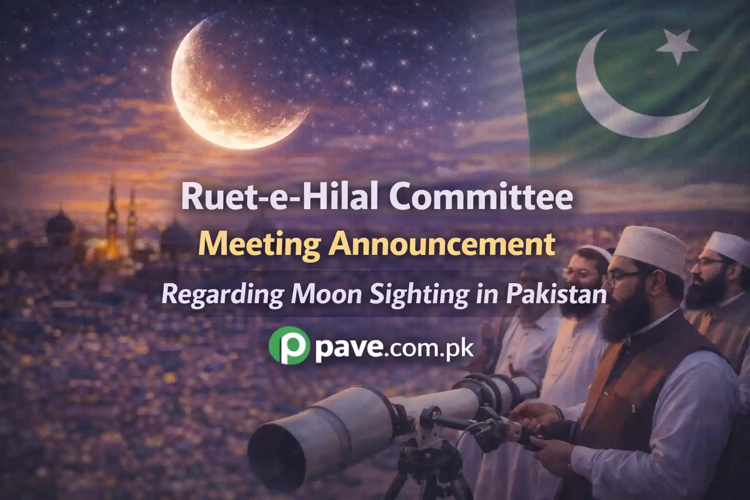Ruet-e-Hilal Committee Meeting Announcement Regarding Moon Sighting in Pakistan 1 Ruet-e-Hilal Committee Meeting Announcement Regarding Moon Sighting in Pakistan