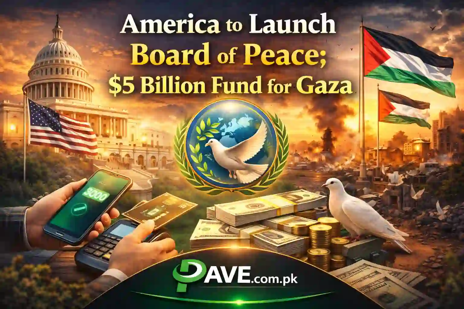 America to Launch Board of Peace; $5 Billion Fund for Gaza Expected