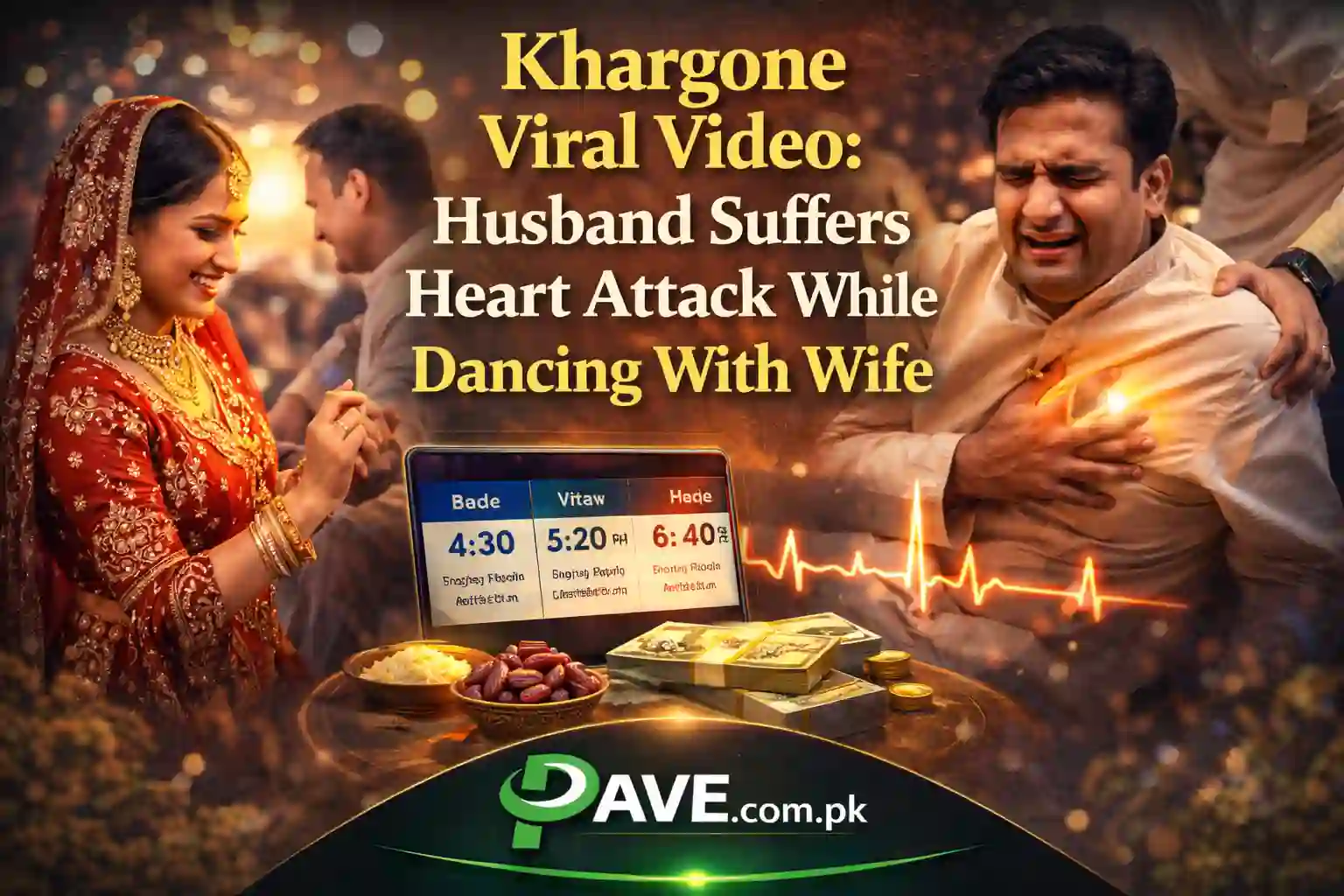 Khargone Viral Video: Husband Suffers Heart Attack While Dancing With Wife