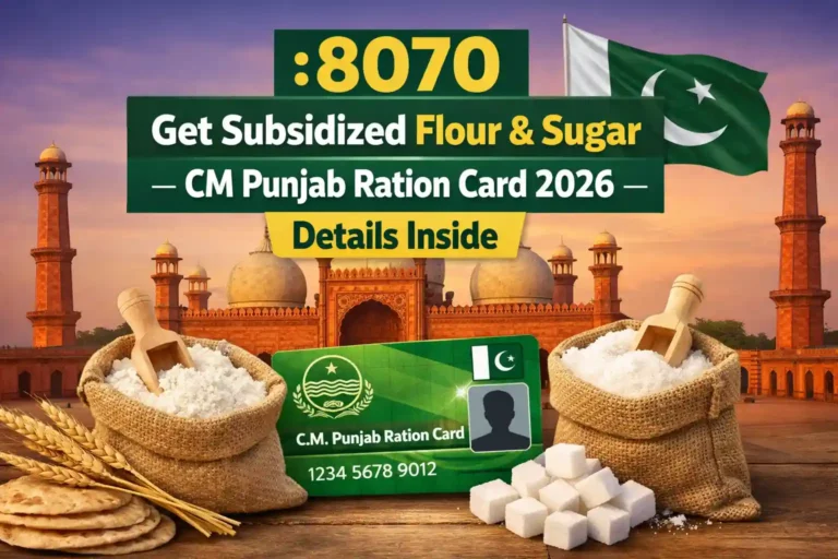 8070 Get Subsidized Flour & Sugar – CM Punjab Ration Card 2026 Details Inside 5 8070 Get Subsidized Flour & Sugar – CM Punjab Ration Card 2026 Details Inside