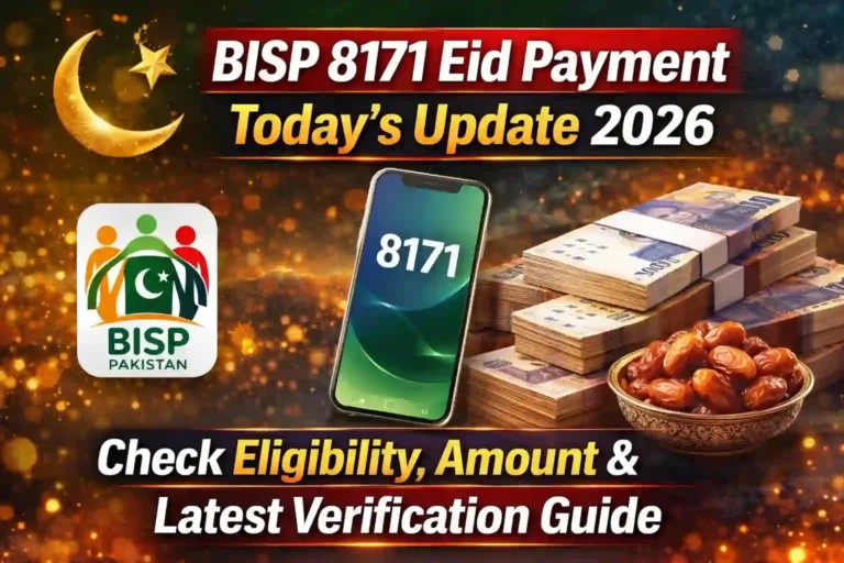 BISP 8171 Eid Payment Today's Update 2026