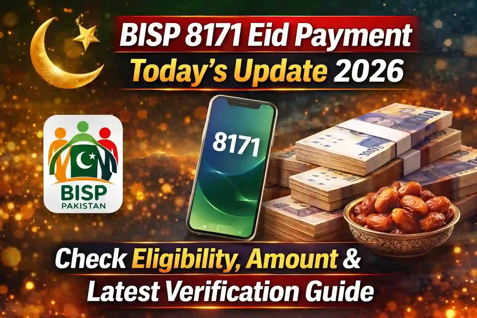 BISP 8171 Eid Payment Today's Update 2026