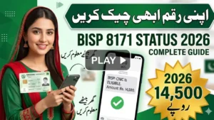 BISP 8171 Payment Status Check 2026 – Verify Your CNIC Online or via SMS
