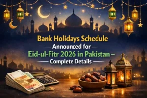 Bank Holidays Schedule Announced for Eid-ul-Fitr 2026 in Pakistan