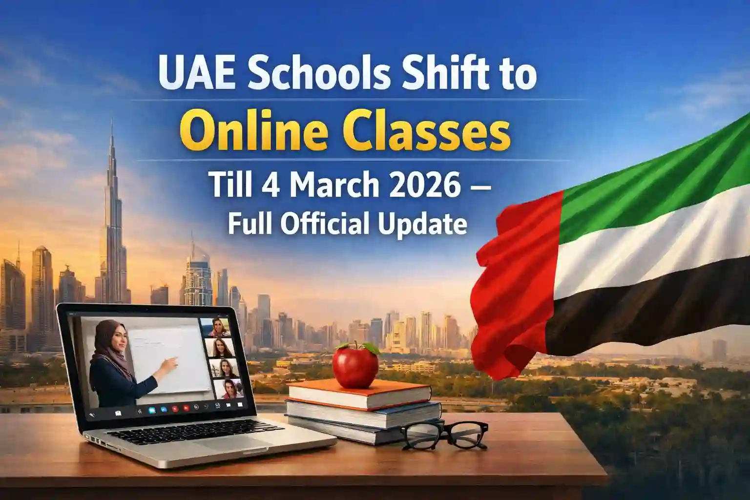 Breaking News: UAE Schools Shift to Online Classes Till 4 March 2026 – Full Official Update 1 Breaking News UAE Schools Shift to Online Classes Till 4 March 2026 – Full Official Update
