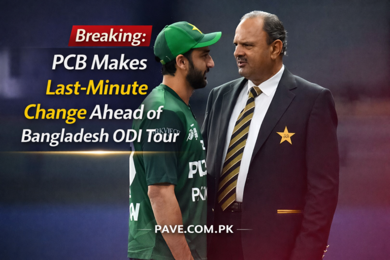 Breaking: PCB Makes Last-Minute Change Ahead of Bangladesh ODI Tour 7 Breaking: PCB Makes Last-Minute Change Ahead of Bangladesh ODI Tour