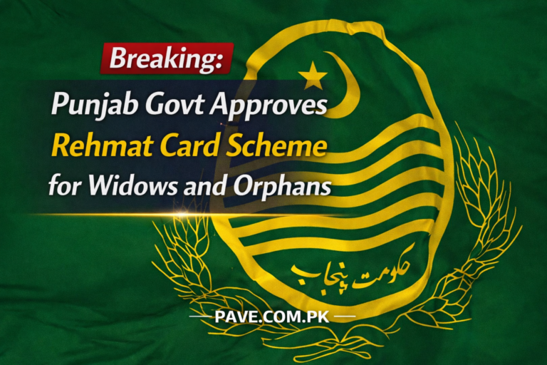 Breaking: Punjab Govt Approves Rehmat Card Scheme for Widows and Orphans 9 Breaking: Punjab Govt Approves Rehmat Card Scheme for Widows and Orphans