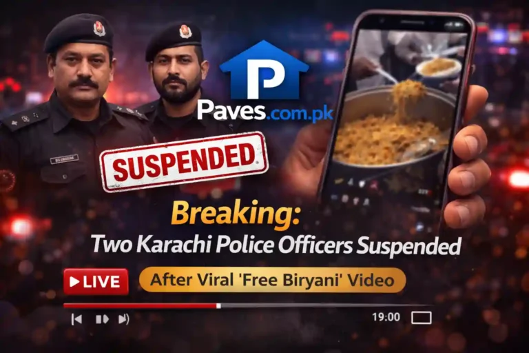 Breaking Two Karachi Police Officers Suspended After Viral ‘Free Biryani’ Video
