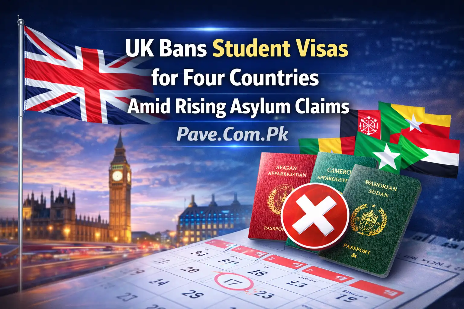 Britain to Ban Student Visas for Four Countries Starting March 2026 1 Britain to Ban Student Visas for Four Countries Starting March 2026