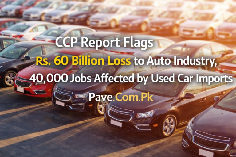 CCP Report Flags Rs. 60 Billion Loss to Auto Industry, 40,000 Jobs Affected by Used Car Imports