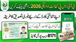 Check BISP Kafalat Payment Status Instantly 2026 – CNIC Verification Guide 2 Check BISP Kafalat Payment Status Instantly 2026 – CNIC Verification Guide