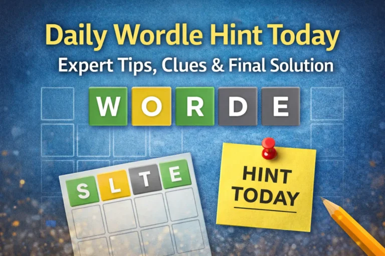 Daily Wordle Hint Today – Expert Tips, Clues & Final Solution