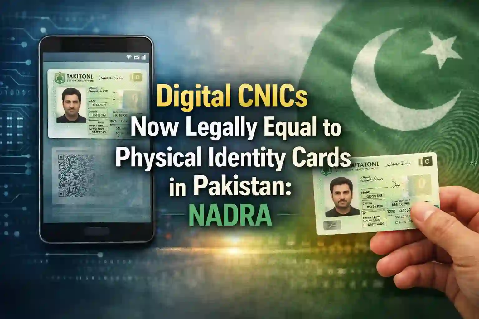 Digital CNICs Now Legally Equal to Physical Identity Cards in Pakistan NADRA