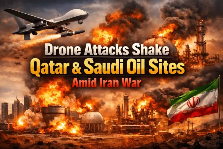 Drone Attacks Shake Qatar & Saudi Oil Sites Amid Iran War