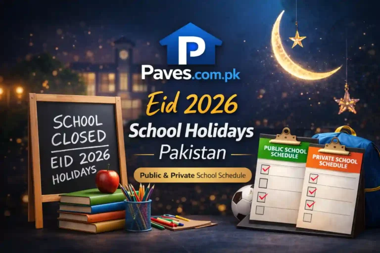 Eid 2026 School Holidays Pakistan – Public & Private School Schedule