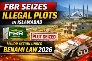FBR Seizes Illegal Plots in Islamabad – Major Action Under Benami Law 2026