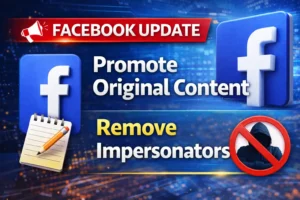 Facebook Updates Rules to Promote Original Content and Remove Impersonators