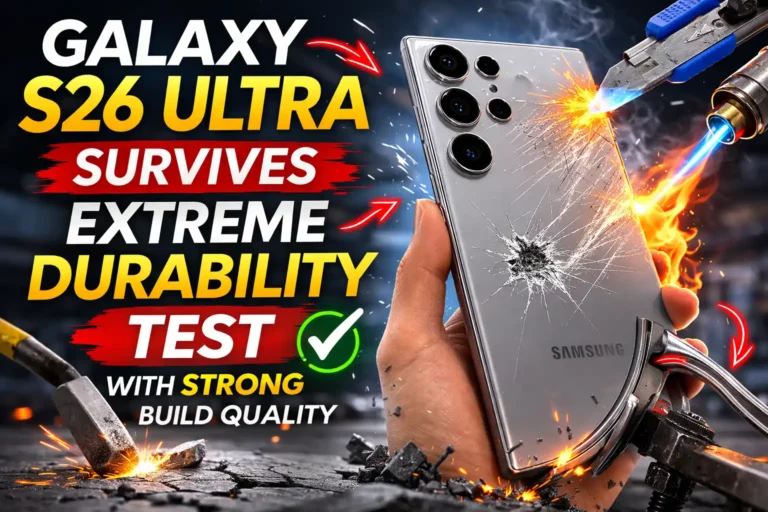 Galaxy S26 Ultra Survives Extreme Durability Test With Strong Build Quality 6 Galaxy S26 Ultra Survives Extreme Durability Test With Strong Build Quality