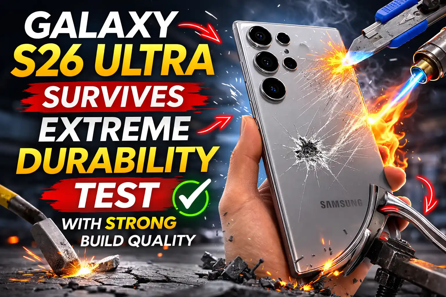 Galaxy S26 Ultra Survives Extreme Durability Test With Strong Build Quality 1 Galaxy S26 Ultra Survives Extreme Durability Test With Strong Build Quality