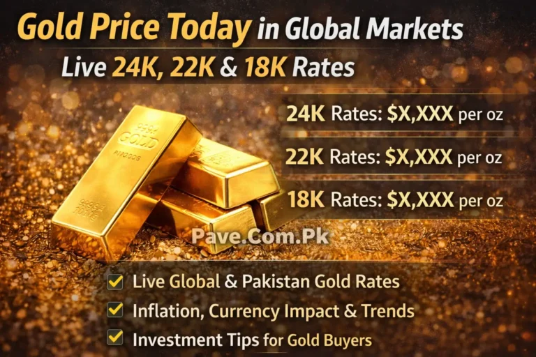 Gold Price Today in Global Markets – Live 24K, 22K & 18K Rates