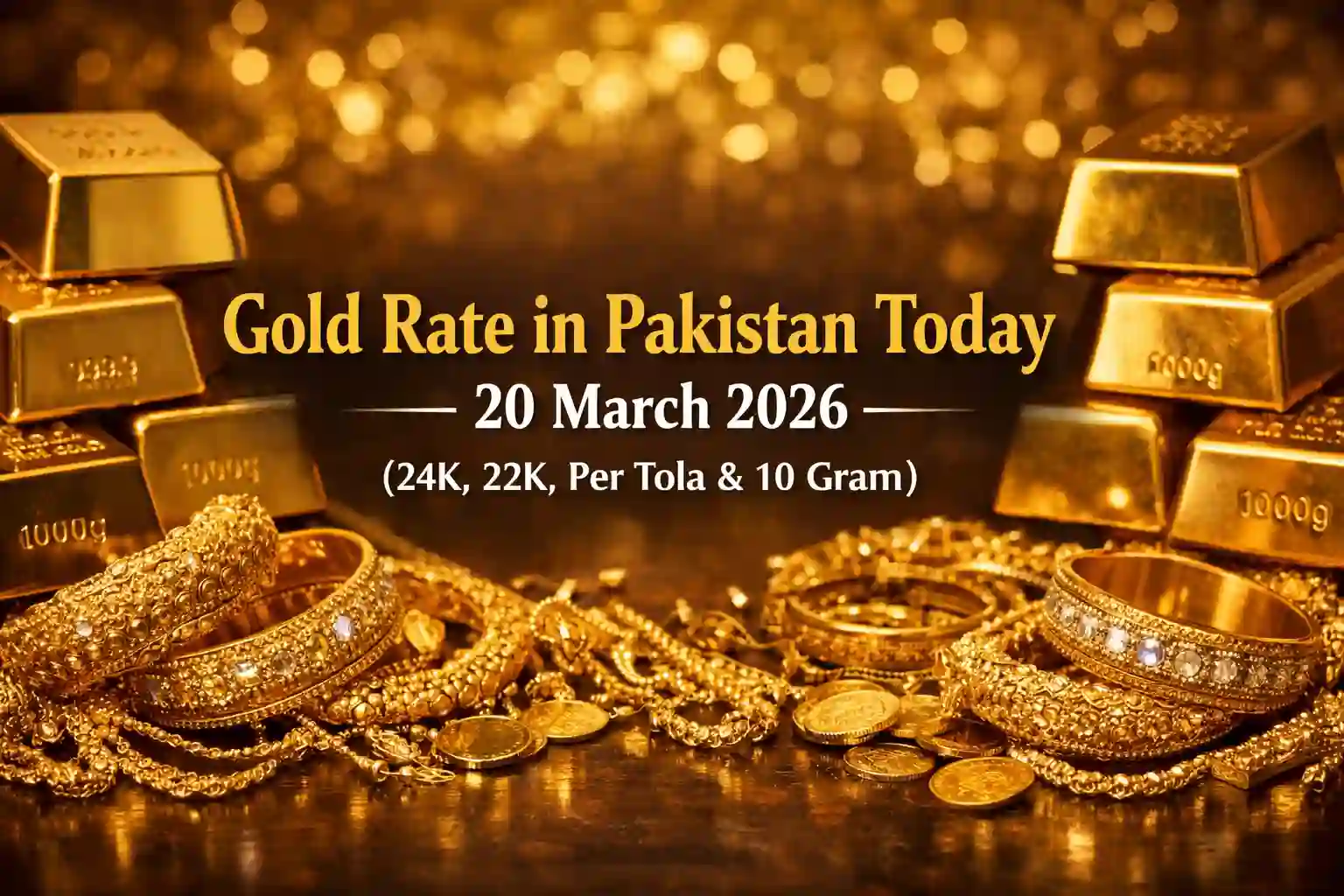 Gold Rate in Pakistan Today – 20 March 2026