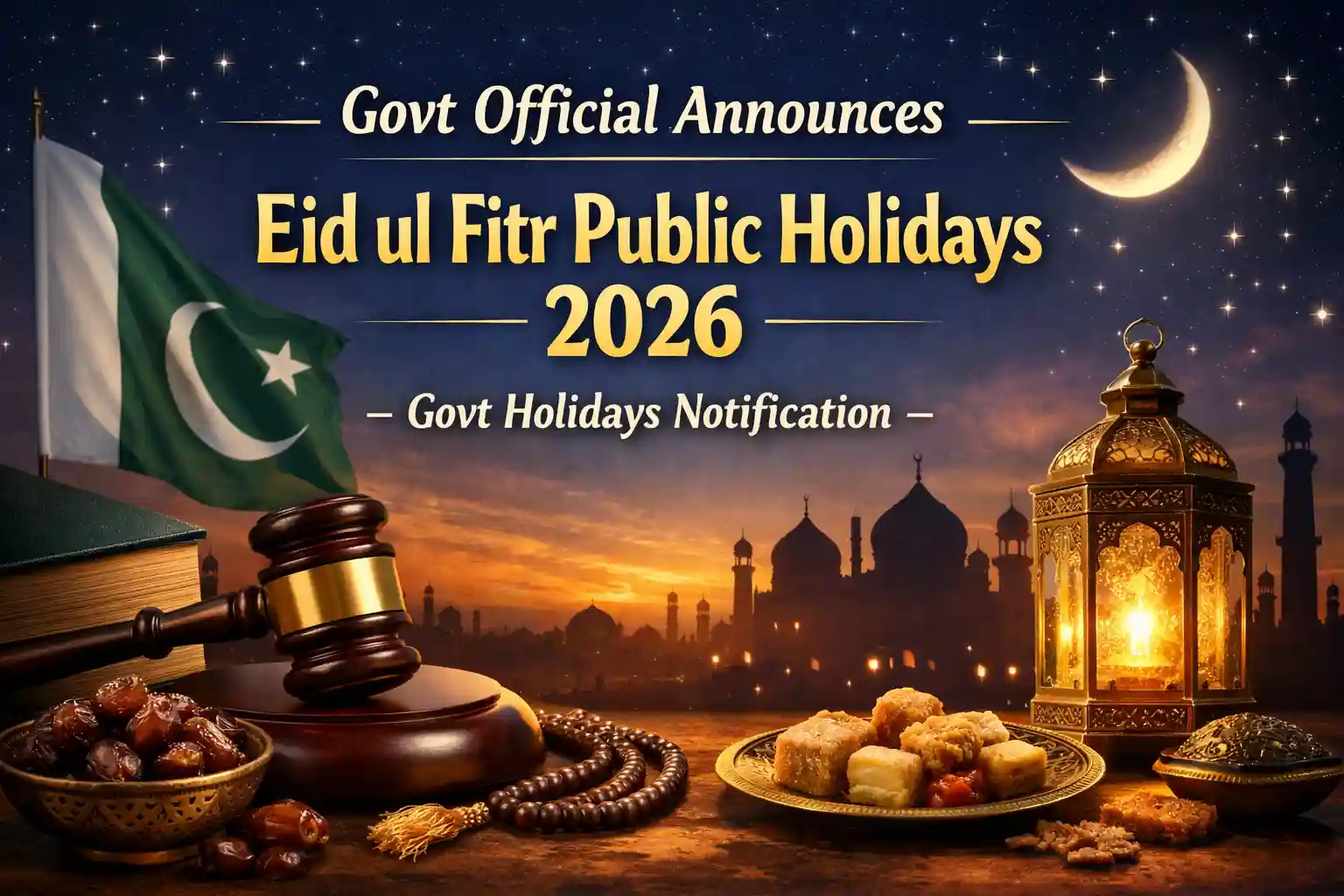 Govt Official Announces Eid ul Fitr Public Holidays 2026 - Govt Holidays Notification 1 Govt Official Announces Eid ul Fitr Public Holidays 2026 - Govt Holidays Notification
