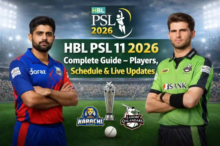HBL PSL 11 2026 Complete Guide – Players, Schedule & Live Updates