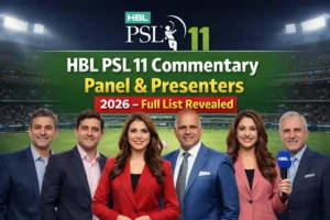 HBL PSL 11 Commentary Panel & Presenters 2026