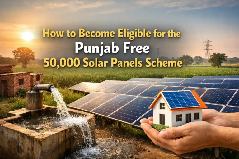 How to Become Eligible for the Punjab Free 50,000 Solar Panels Scheme 6 How to Become Eligible for the Punjab Free 50,000 Solar Panels Scheme