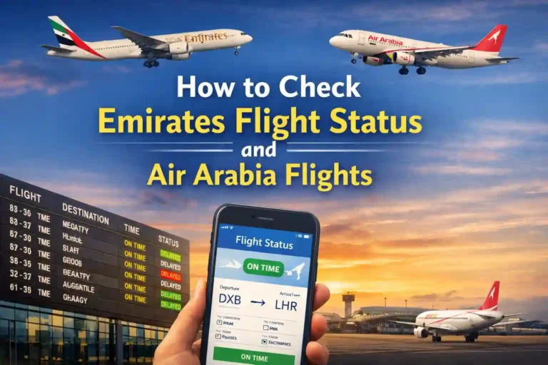 How to Check Emirates Flight Status and Air Arabia Flights