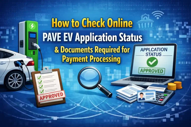 How to Check Online PAVE EV Application Status & Documents Required for Payment Processing 7 How to Check Online PAVE EV Application Status & Documents Required for Payment Processing