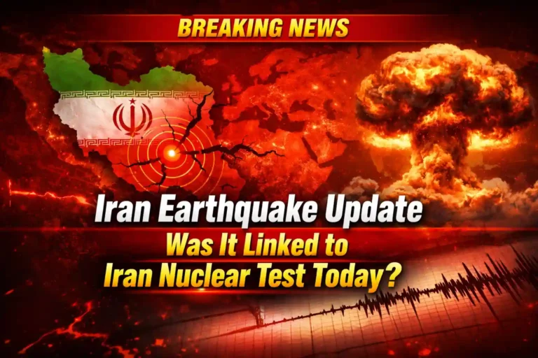 Iran Earthquake Update – Was It Linked to Iran Nuclear Test Today