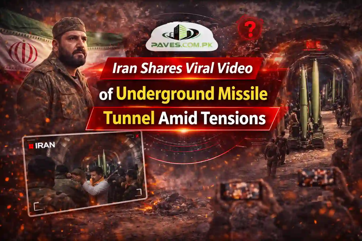 Iran Shares Viral Video of Underground Missile Tunnel Amid Tensions 1 Iran Shares Viral Video of Underground Missile Tunnel Amid Tensions