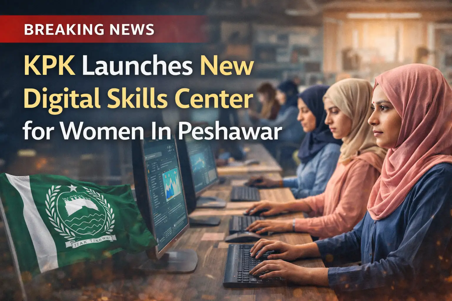 KPK Launches New Digital Skills Center for Women In Peshawar