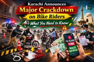Karachi Announces Major Crackdown on Bike Riders