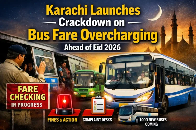 Karachi Launches Crackdown on Bus Fare Overcharging Ahead of Eid 2026