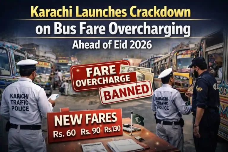 Karachi Launches Crackdown on Bus Fare Overcharging Ahead of Eid 2026