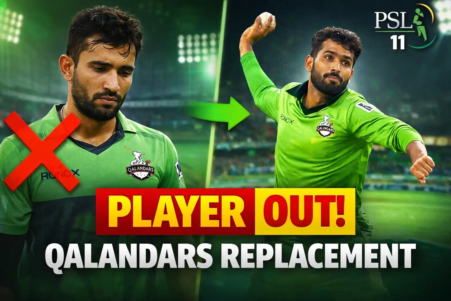 Lahore Qalandars Announce Replacement for Injured Fast Bowler Ahead of PSL 11 (2026)