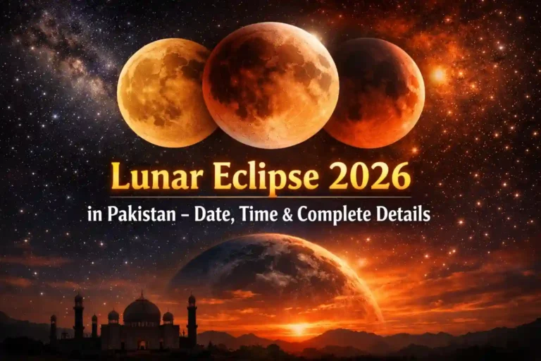 Lunar Eclipse 2026 in Pakistan – Date, Time & Complete Details
