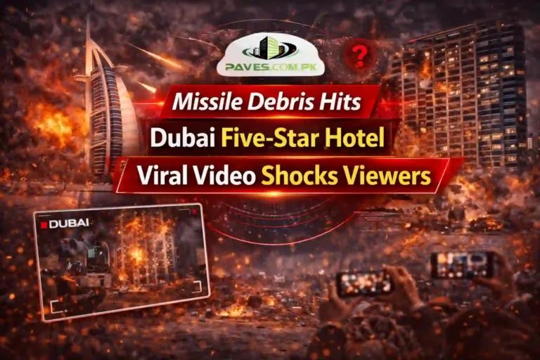 Missile Debris Hits Dubai Five-Star Hotel Viral Video Shocks Viewers