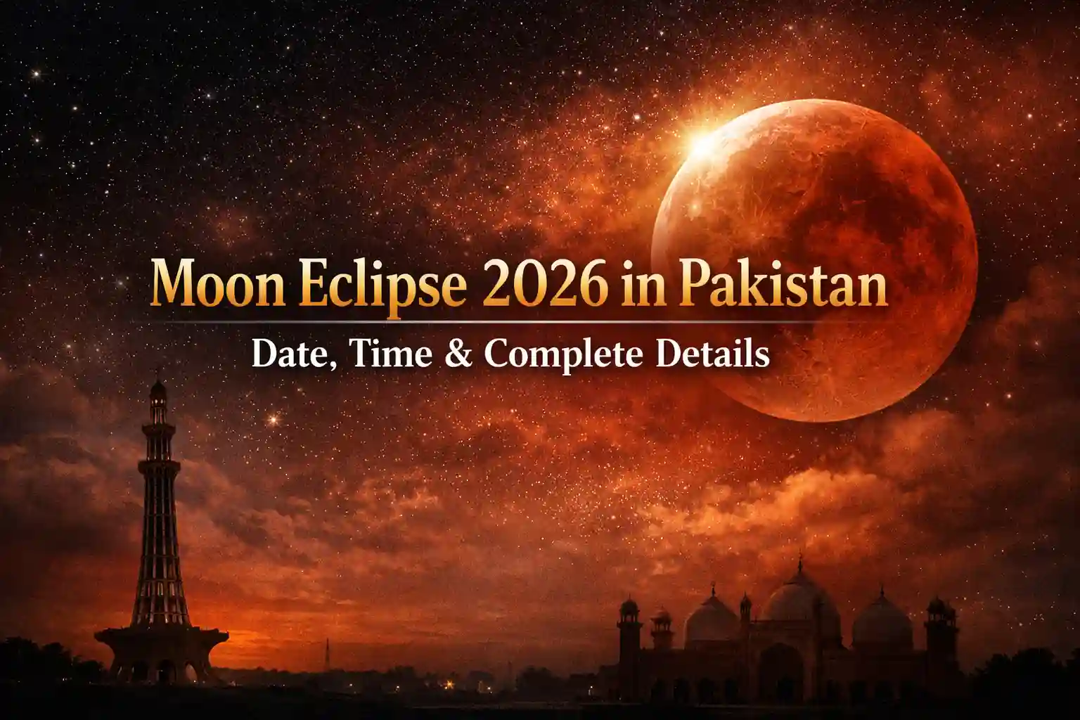 Moon Eclipse 2026 in Pakistan – Date, Time & Complete Details